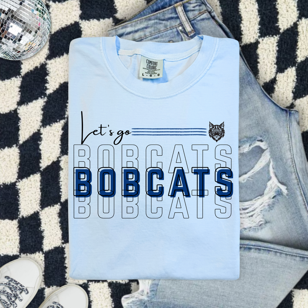 Let’s Go BC Bobcats T-Shirt — Vintage Collegiate Bobcats Tee