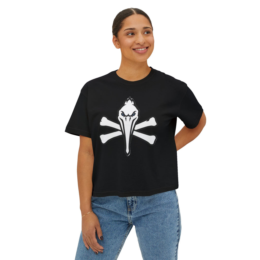 Pelicans CC Boxy Style Crop Tee