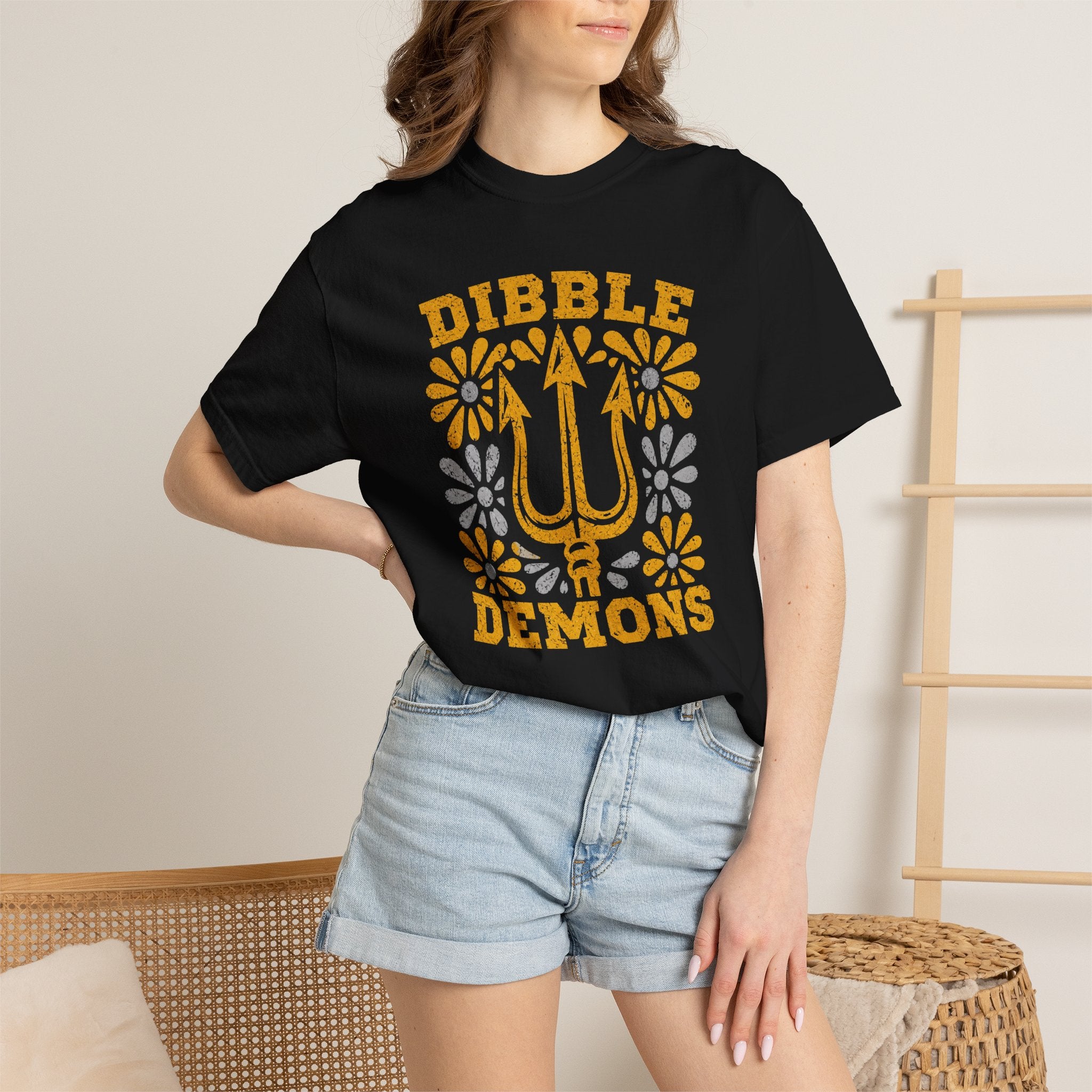 Dibble Demons Floral Trident T-Shirt