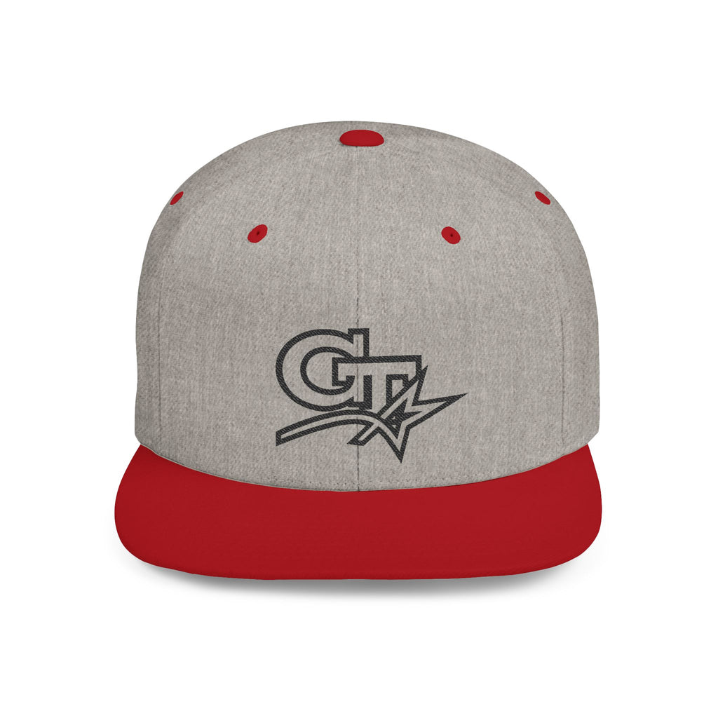 Flat Bill Snapback Hat — GT Futures Embroidered Logo