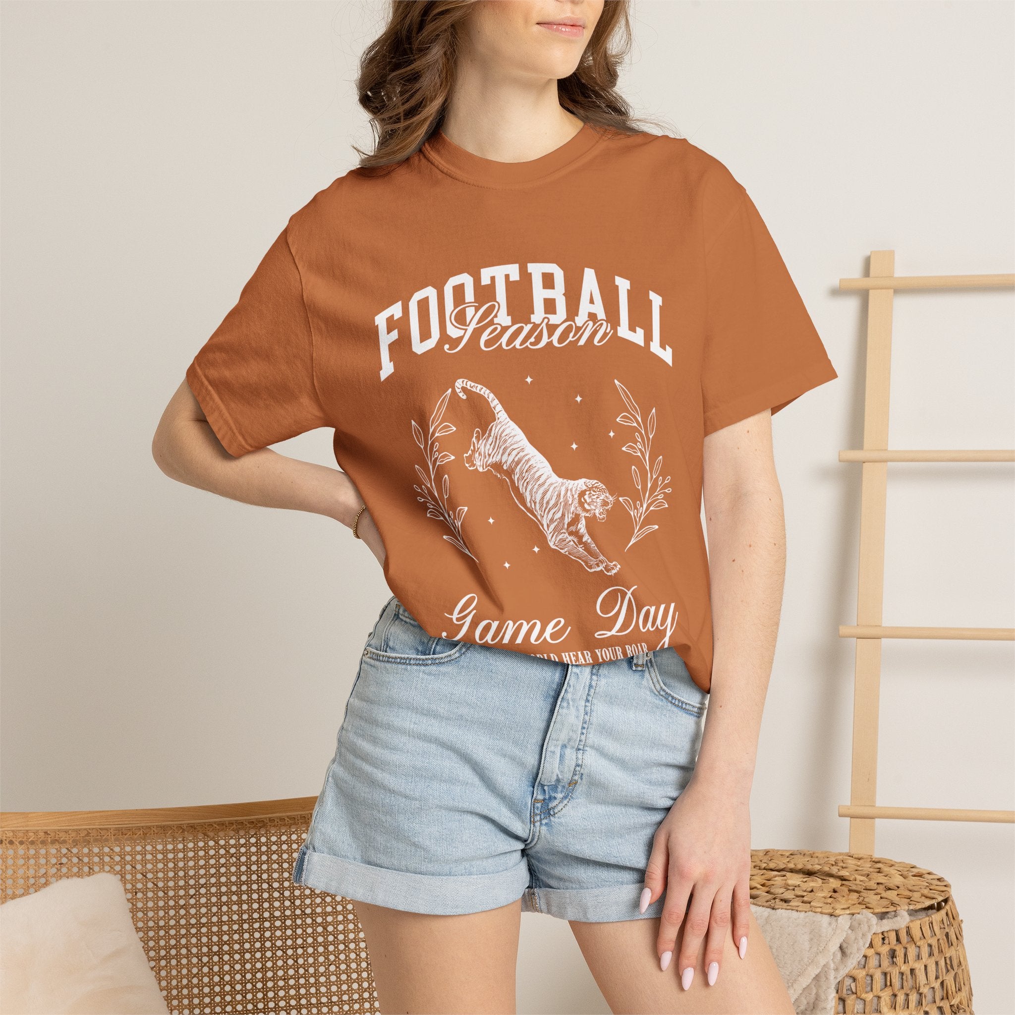 Football Season Game Day T-Shirt — Vintage Tiger Tailgate Tee