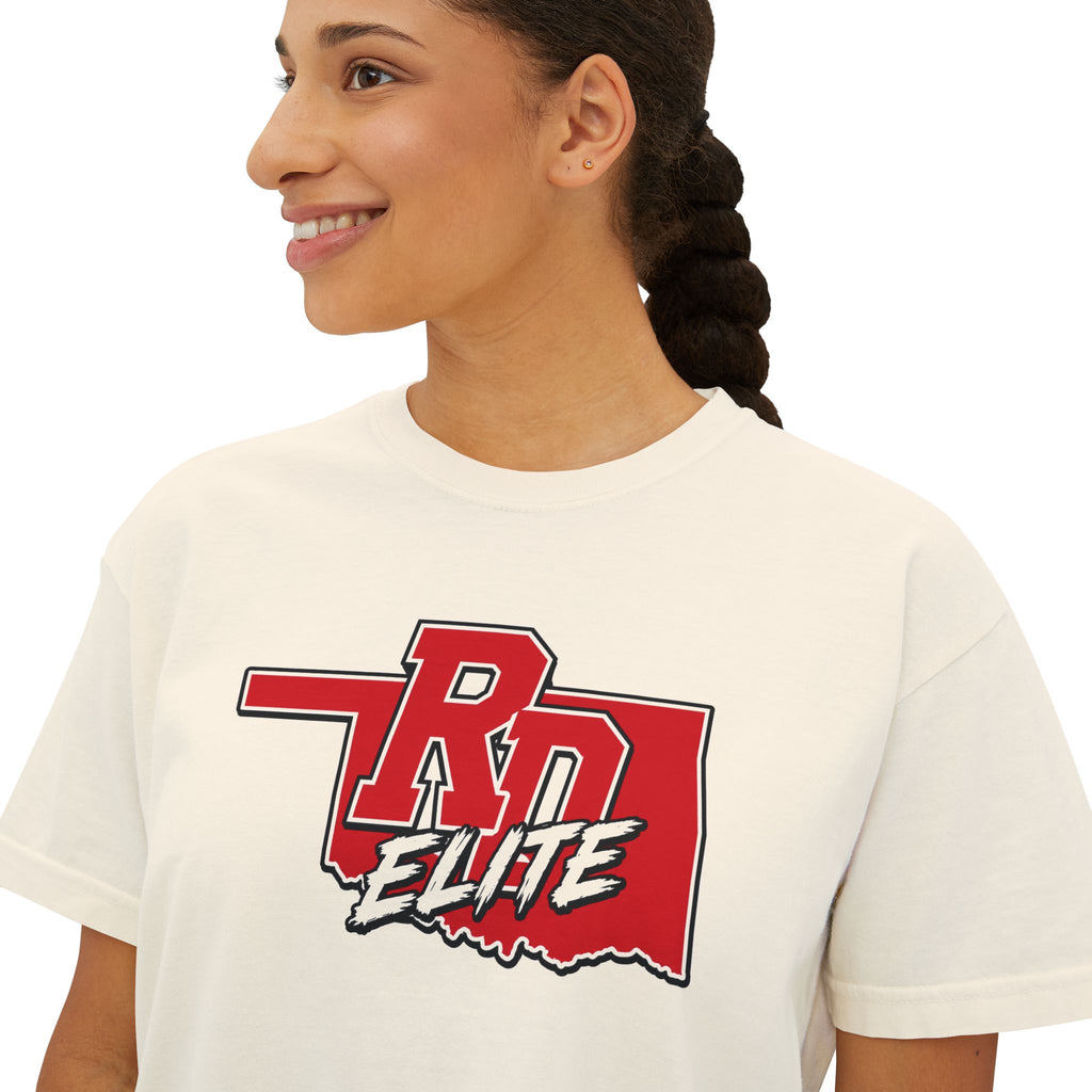 RD Elite Oklahoma Outline Women's Boxy Tee