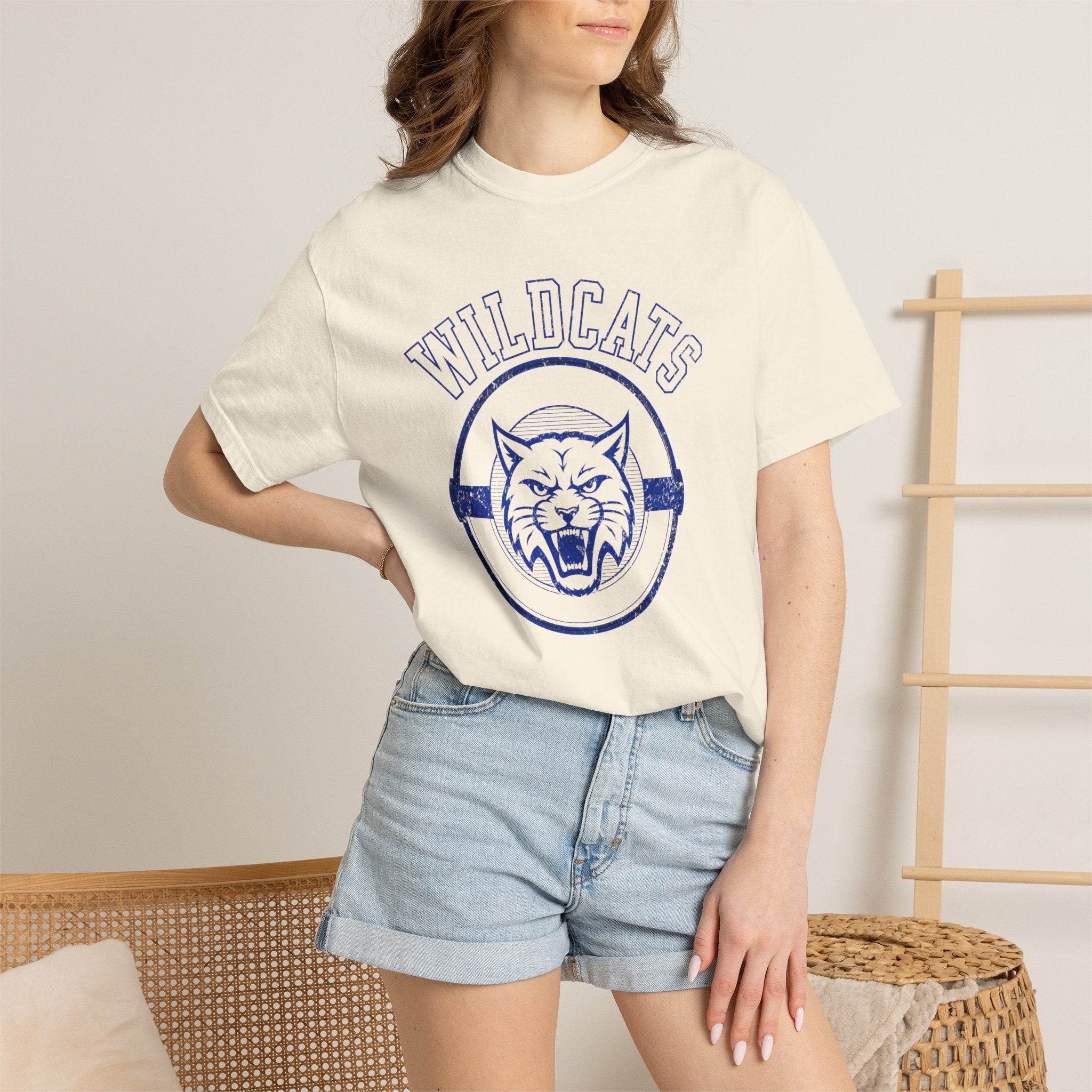 Wildcats Graphic T-Shirt - Vintage Mascot Tee