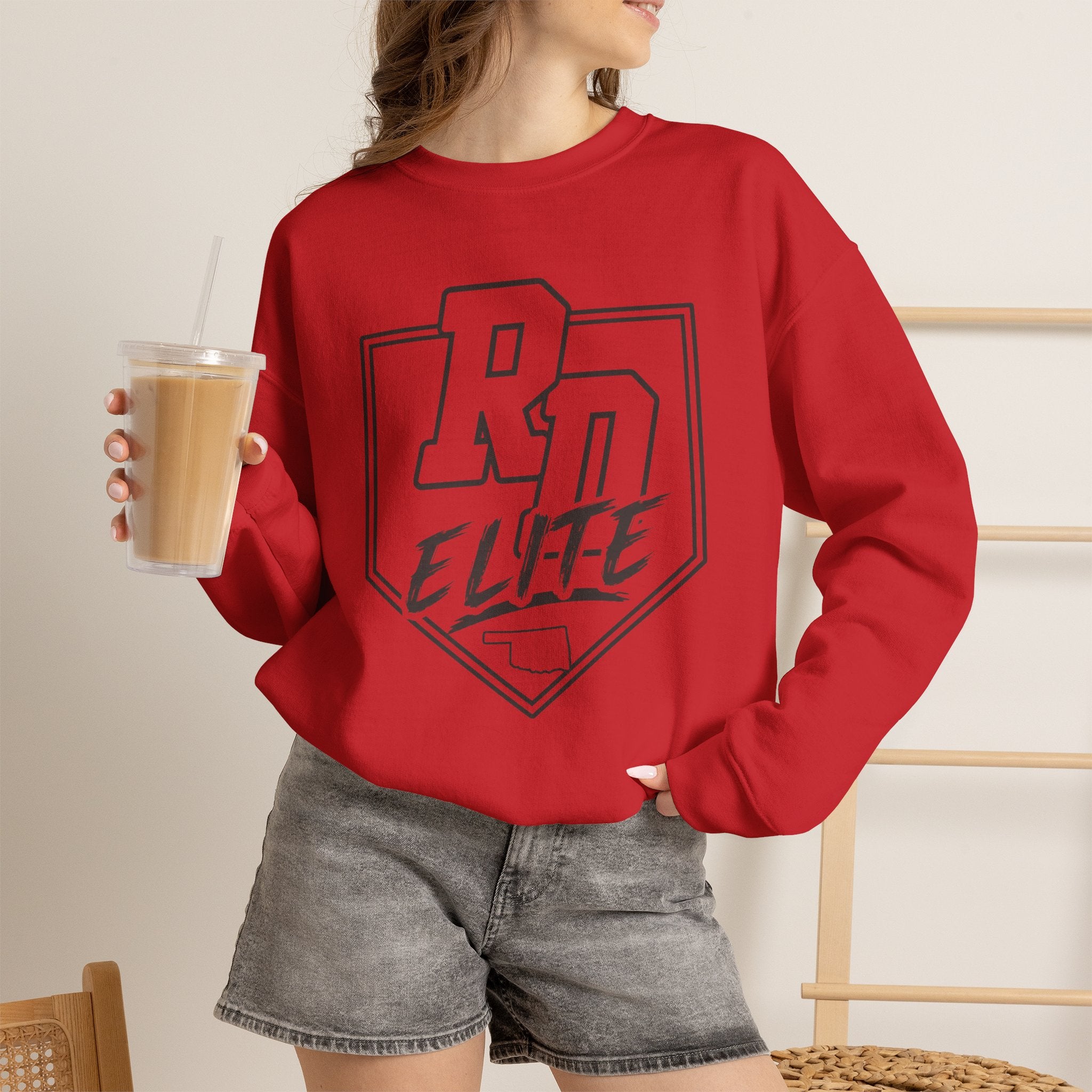 RD Elite Crewneck Sweatshirt — Athletic Vintage Logo Pullover