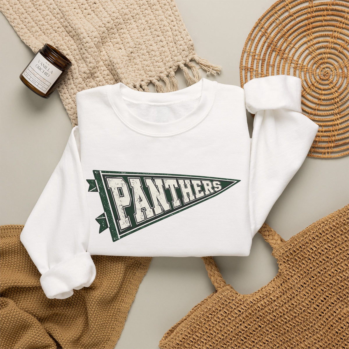Panthers Pennant Crewneck Sweatshirt