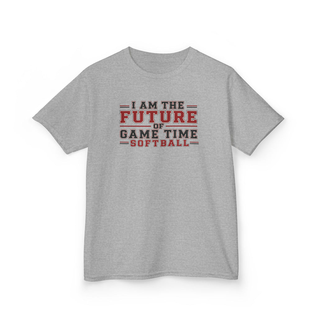 I Am the Future of Game Time Softball Kids Tee