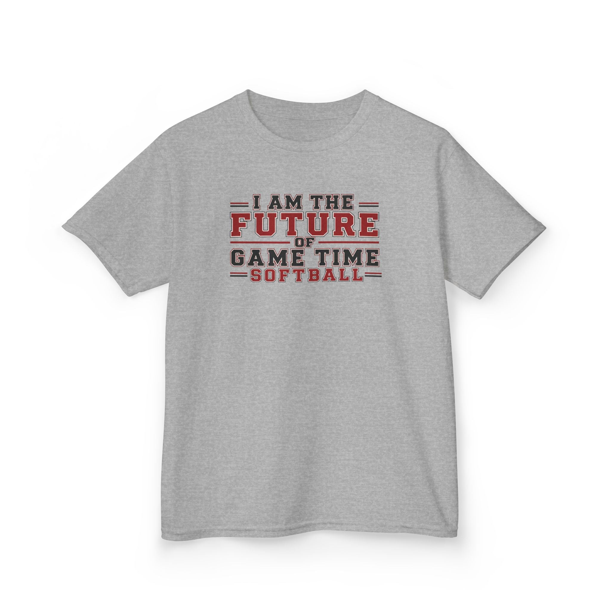 I Am the Future of Game Time Softball Kids Tee