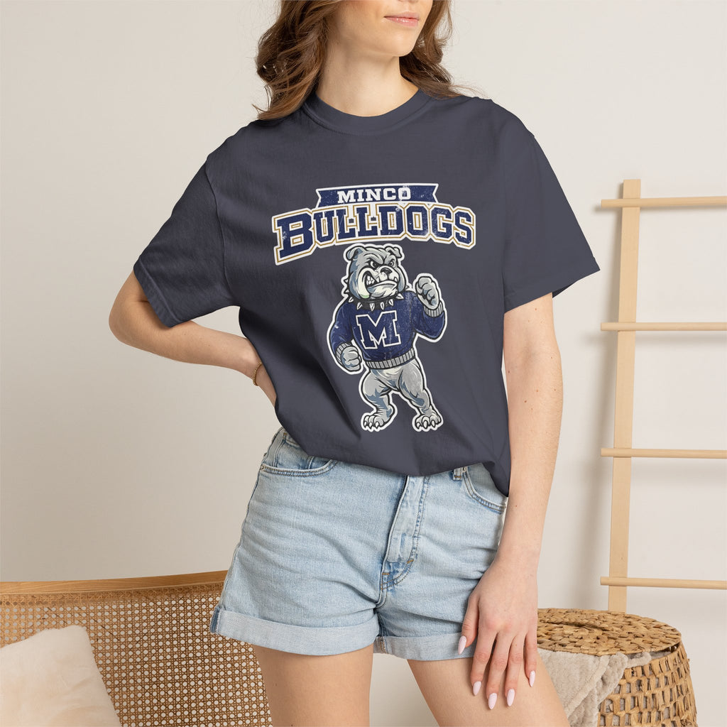 Bulldogs Mascot T-Shirt — Minco School Spirit Tee