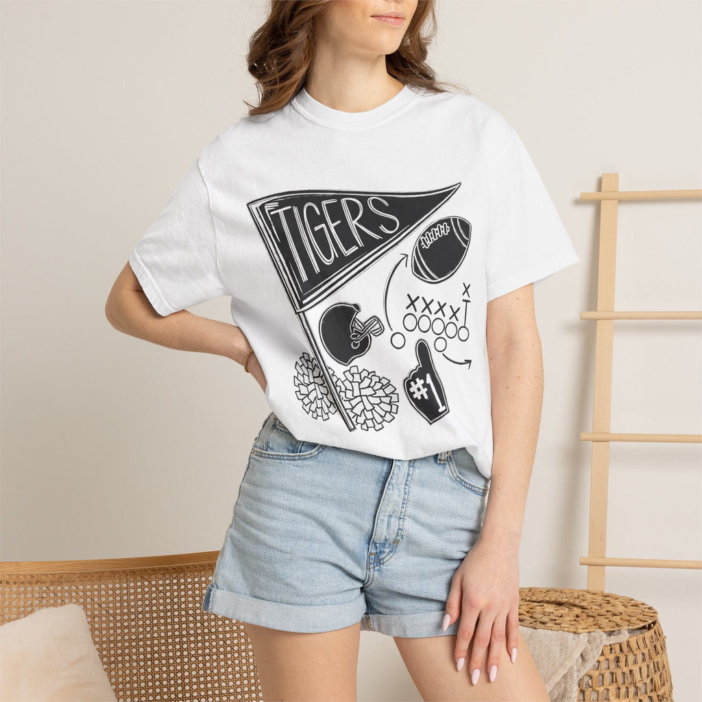 Tigers Football Graphic T-Shirt
