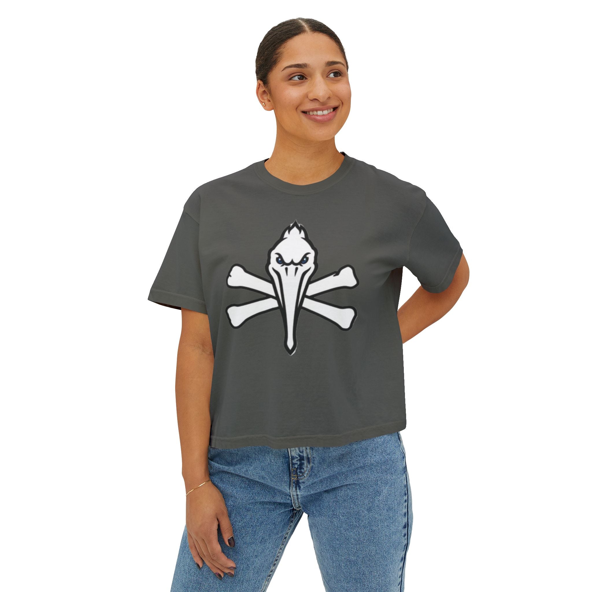 Pelicans CC Boxy Style Crop Tee
