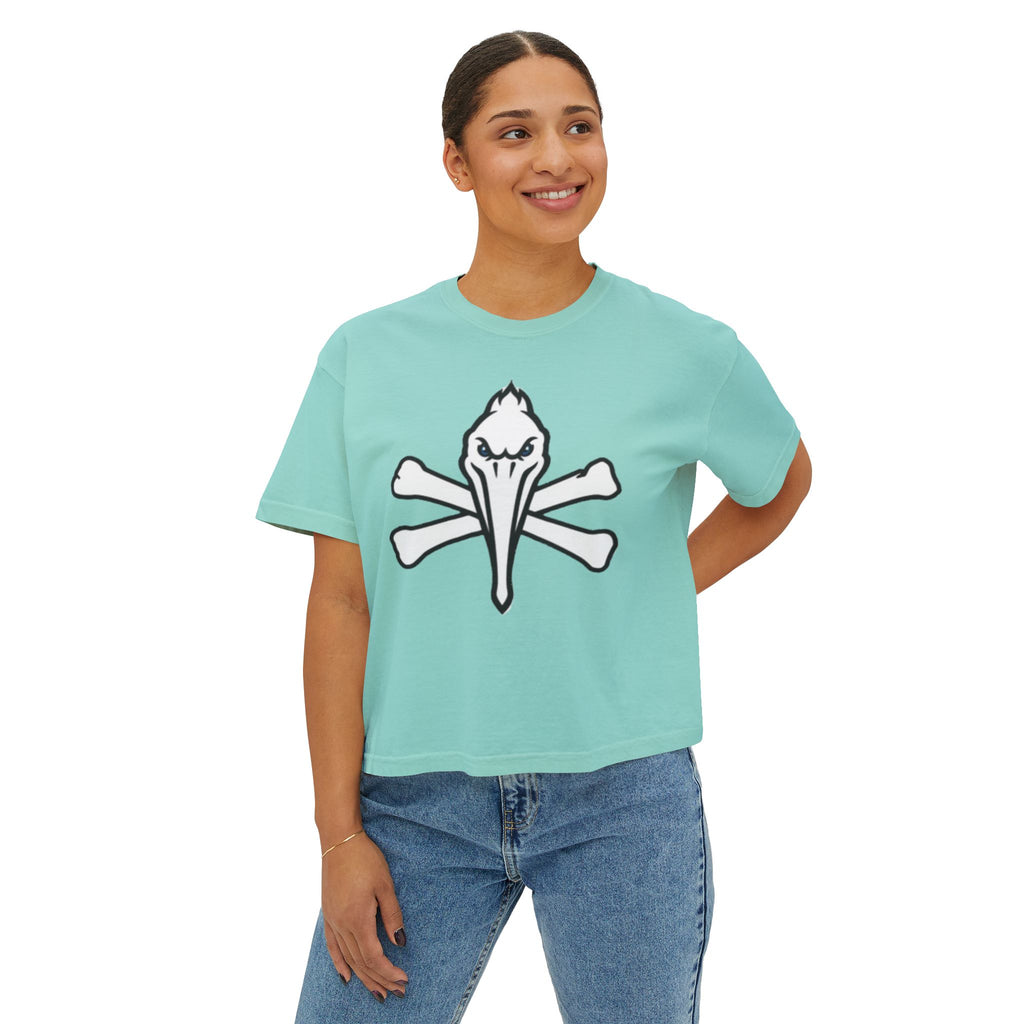 Pelicans CC Boxy Style Crop Tee