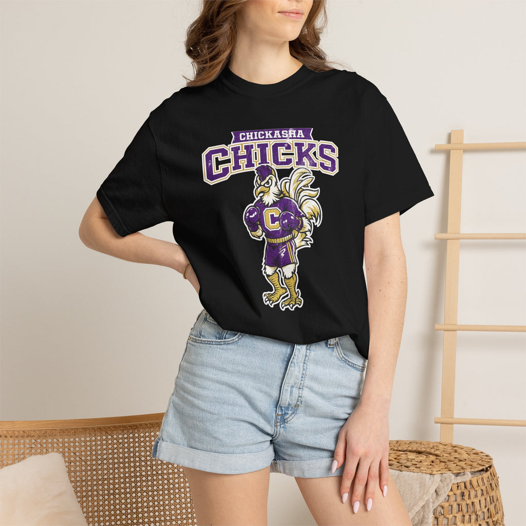 Chickasha Chicks Mascot T-Shirt — Vintage School Spirit Tee