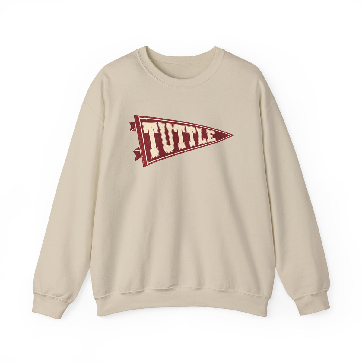 Tuttle Vintage Varsity Pennant Crewneck Sweatshirt