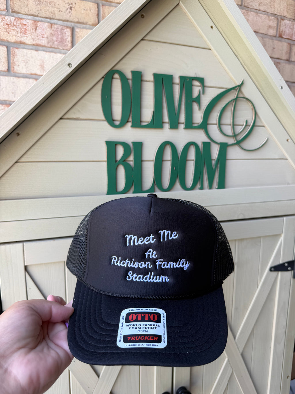 Trucker Hat — “Meet Me At Richison Family Stadium” Foam Mesh Cap