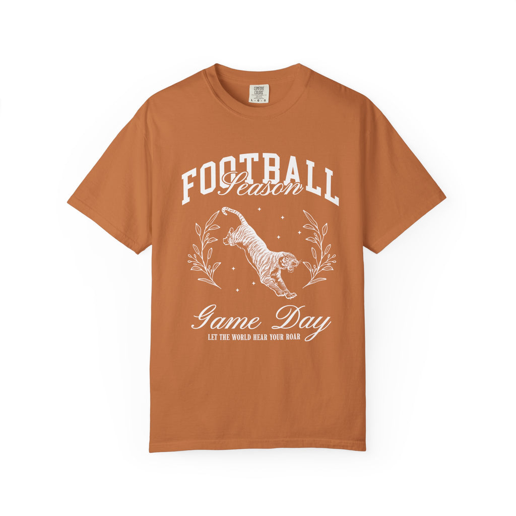 Football Season Game Day T-Shirt — Vintage Tiger Tailgate Tee