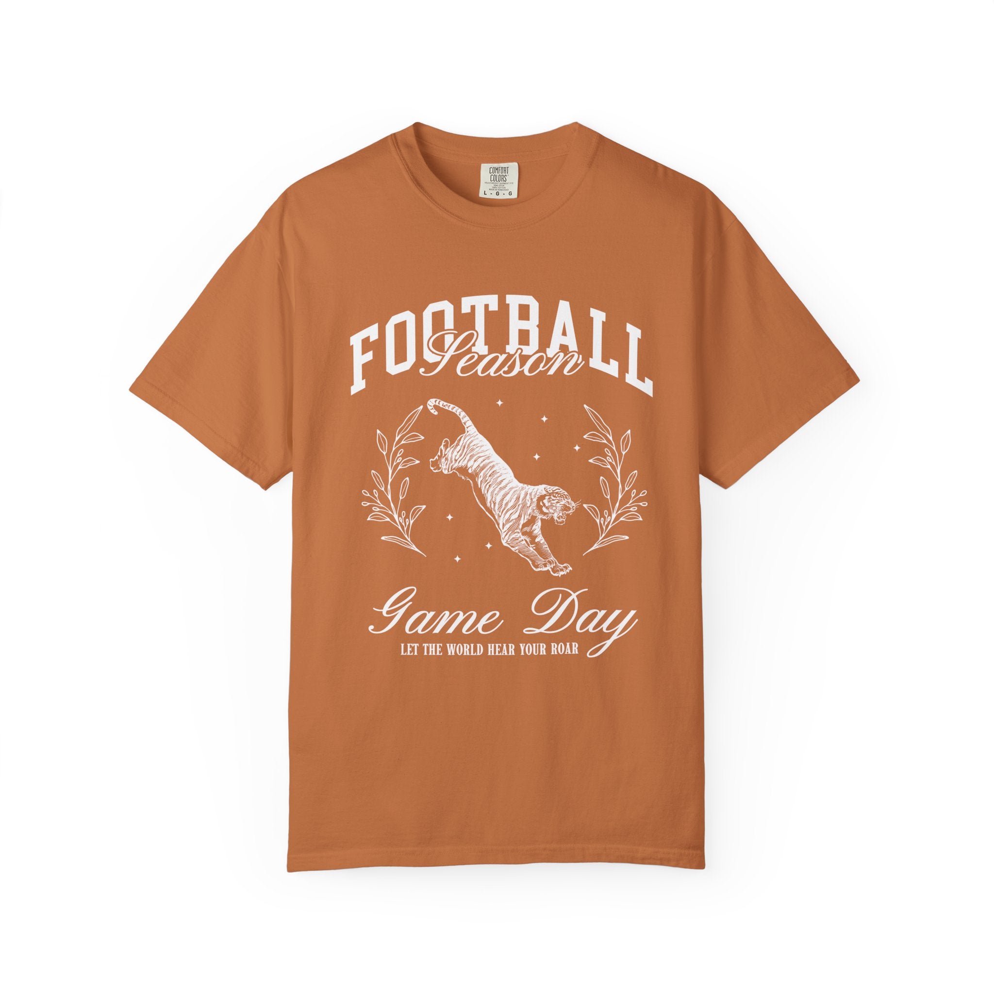 Football Season Game Day T-Shirt — Vintage Tiger Tailgate Tee