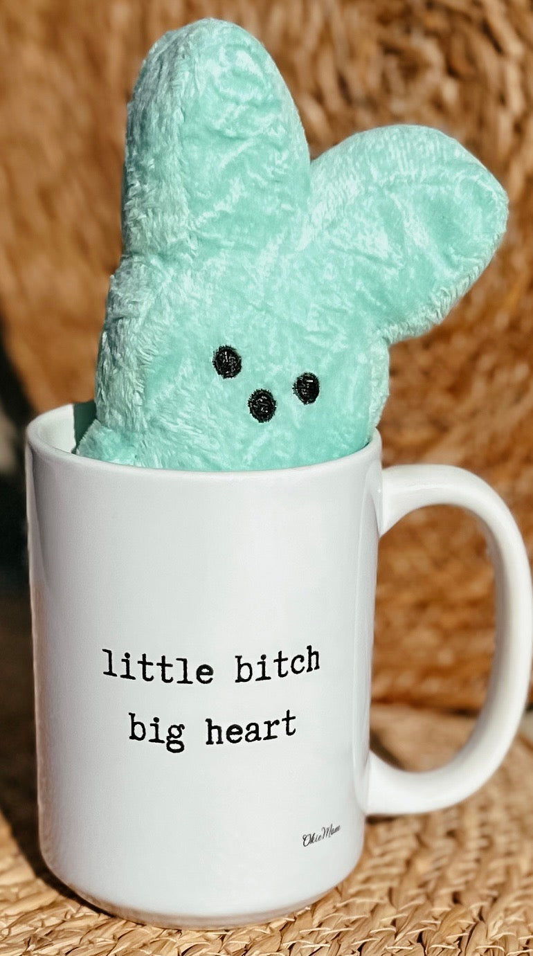 OkieMom Exclusive “Big Heart”  15oz White Coffee Mug