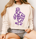 Vintage Chicks Mascot Crewneck Sweatshirt — Cropped