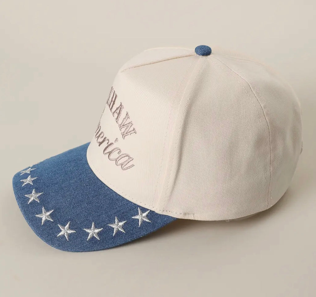 Yeehaw America Embroidered Trucker Hat
