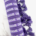 Purple + White Game Day Bracelet