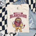 Blanchard Lions Mascot — Vintage School Spirit Tee