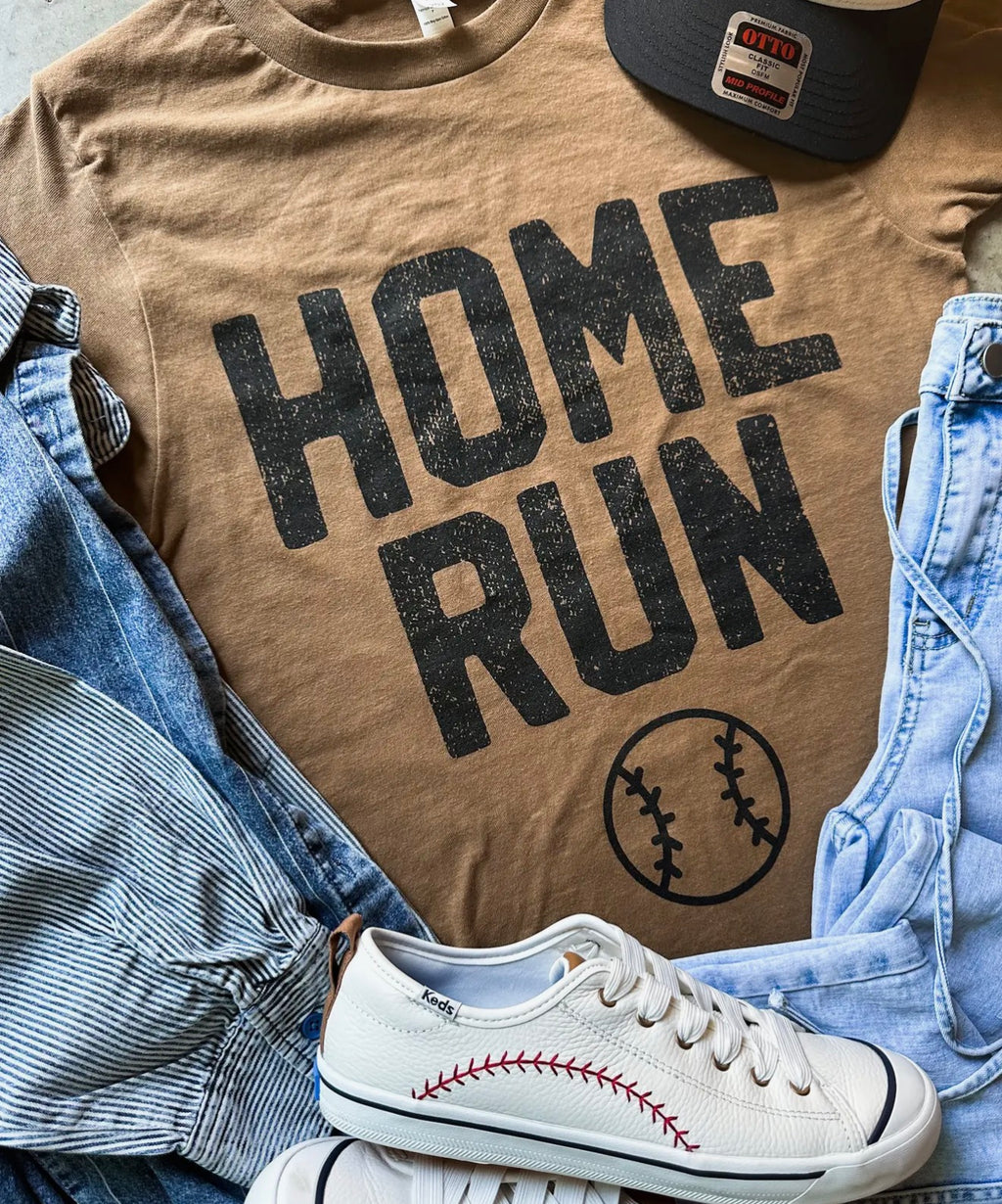 Home Run Baseball Graphic Tee
