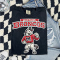 Mustang Broncos Mascot T-Shirt – Retro School Spirit Tee