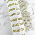 Gold + White Game Day Bracelet