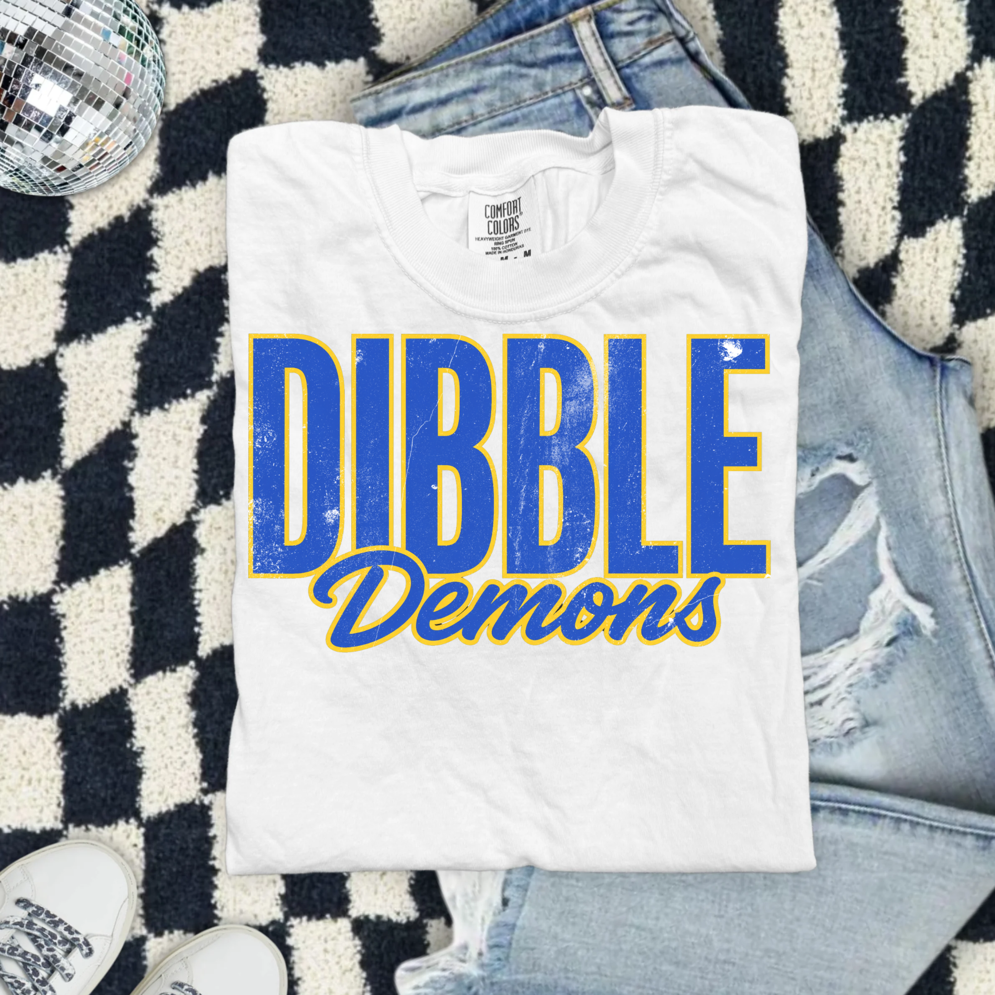 Dibble Demons Graphic T-Shirt — Retro Sports Team Tee
