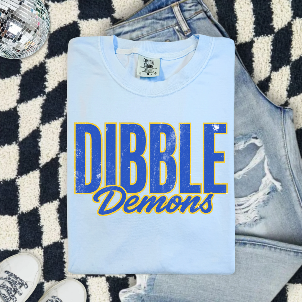 Dibble Demons Graphic T-Shirt — Retro Sports Team Tee