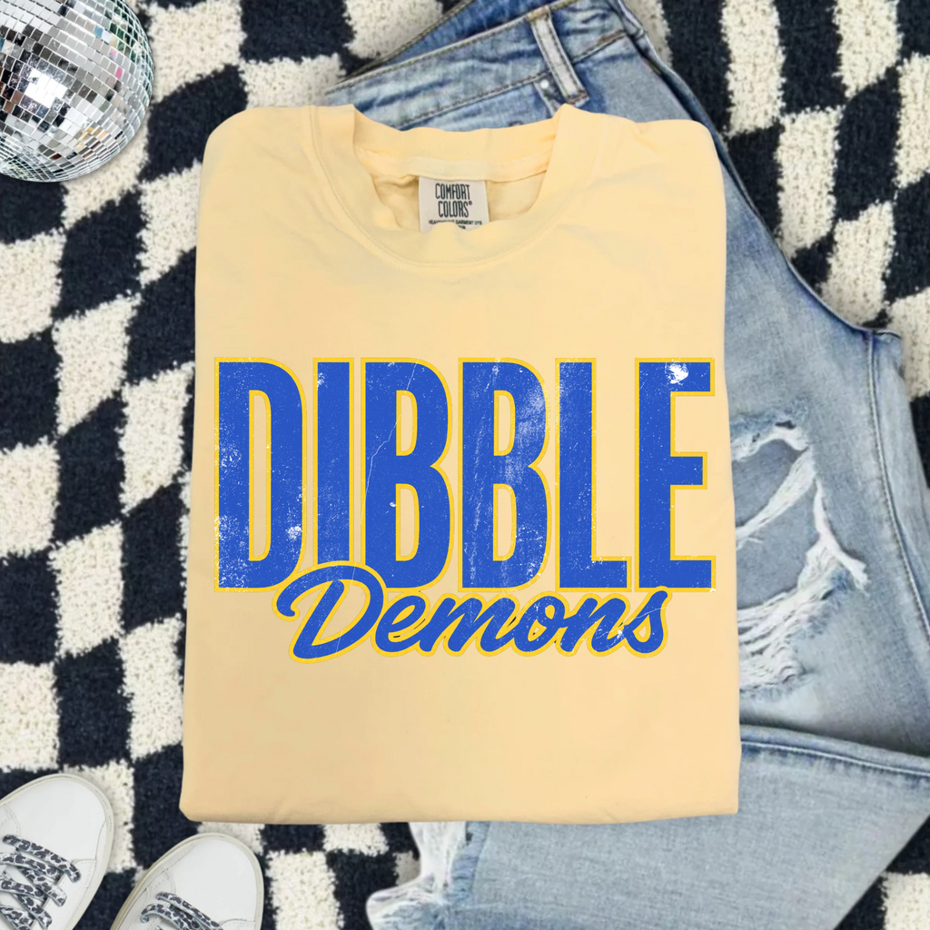 Dibble Demons Graphic T-Shirt — Retro Sports Team Tee