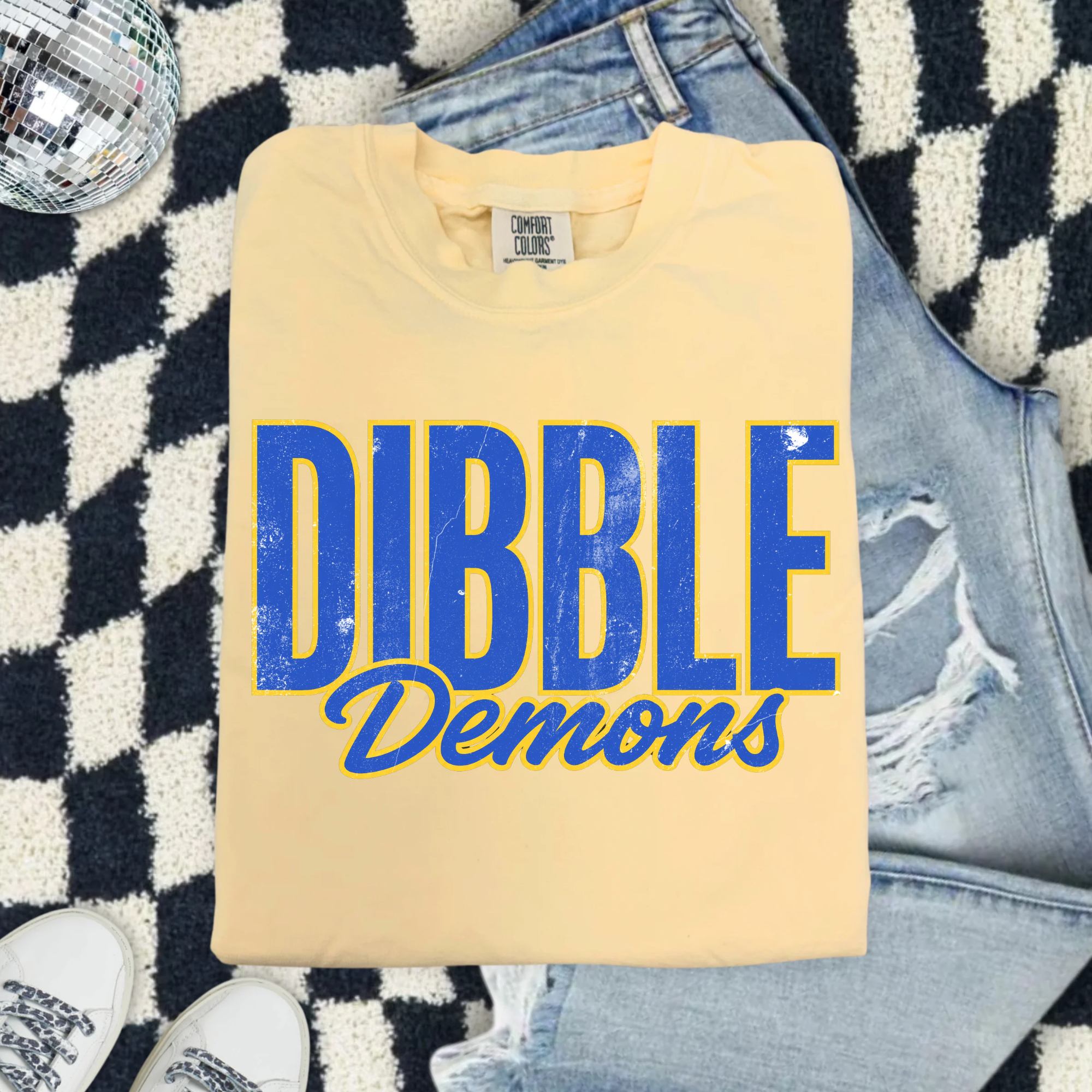 Dibble Demons Graphic T-Shirt — Retro Sports Team Tee