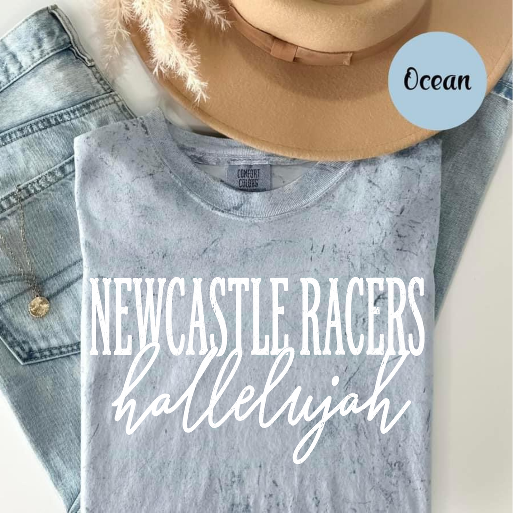 Newcaster Racers "Hallelujah" Tie-Dye Tee