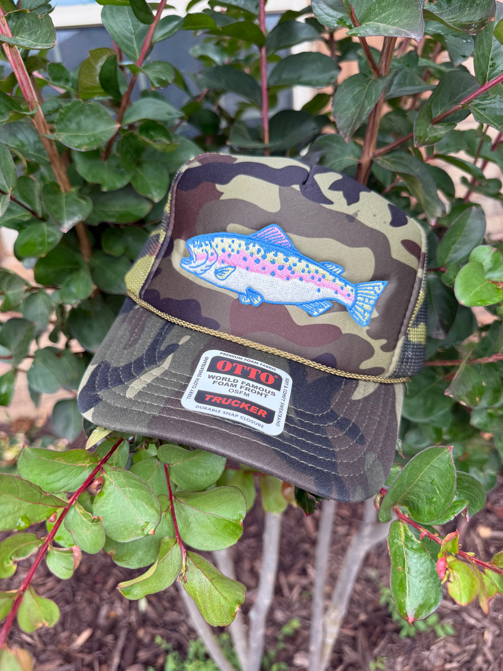Trout Camo Foam Trucker