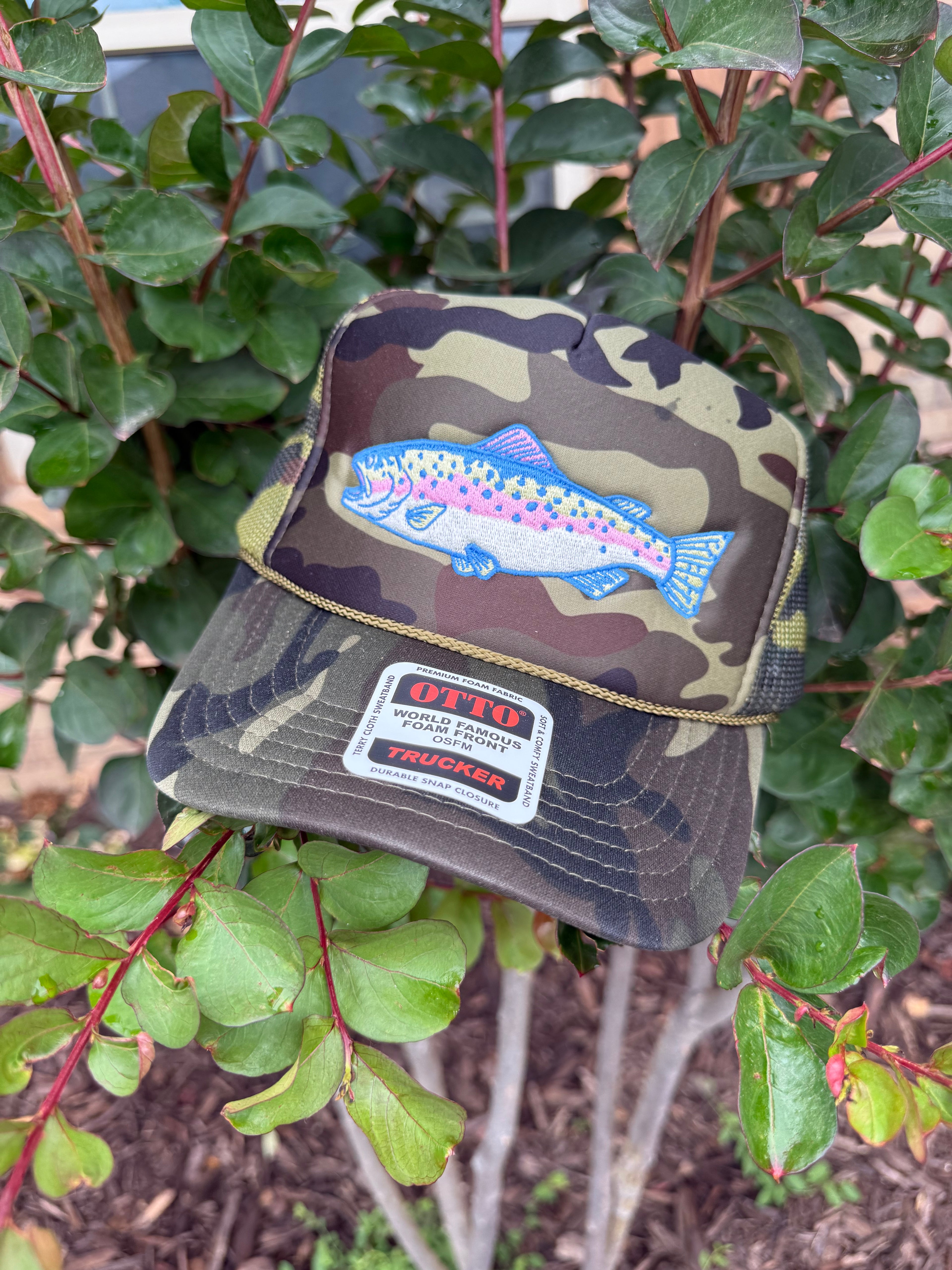 Trout Camo Foam Trucker