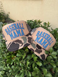 Baseball Mama Patriotic Duck Camo Trucker Hat