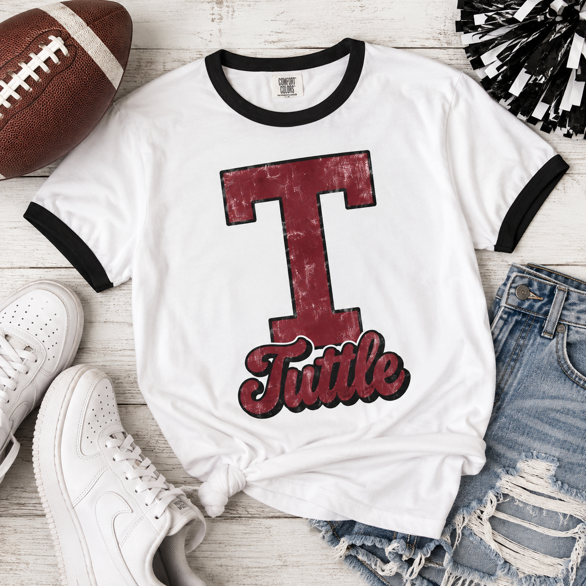 Tuttle Letter Ringer T-Shirt