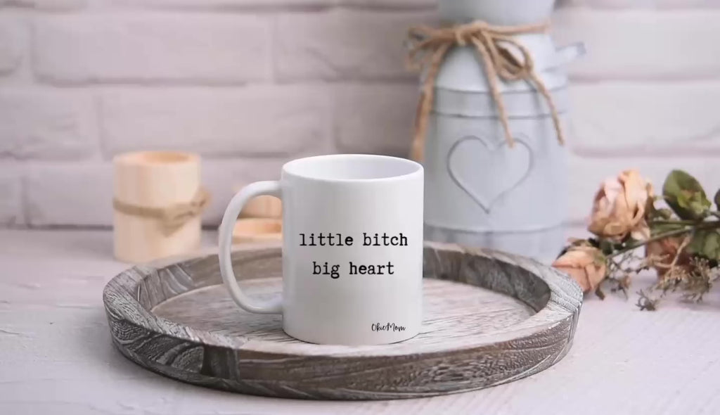 OkieMom Exclusive “Big Heart”  15oz White Coffee Mug
