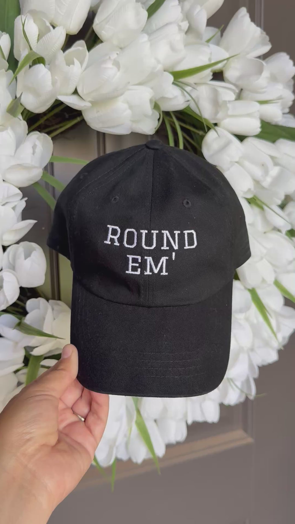 ROUND EM’ Baseball Mom Hat | Olive & Bloom